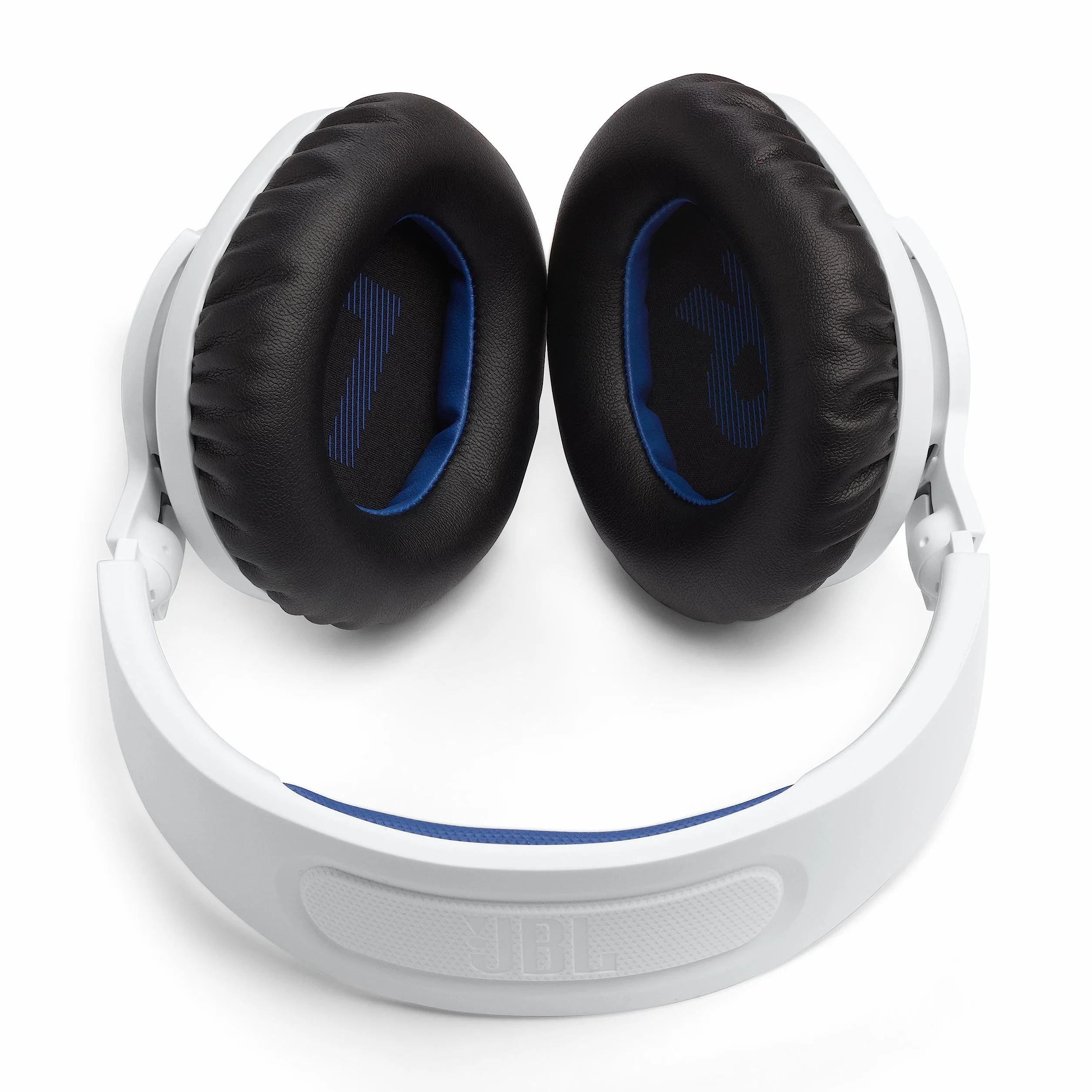 JBL Quantum 360P Over-Ear Gaming Kopfhörer für PlayStation, PC, Mac, Nintendo Switch, mit Boom Mikrofon, 22 Stunden Akkulaufzeit, Weiß