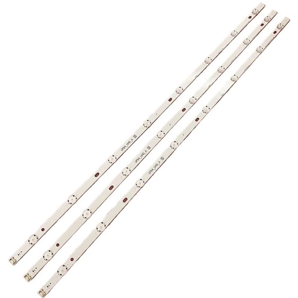 3 PCS Led-hintergrundbeleuchtung Streifen for TV 43UF6407 43UH603V 43LH604V 43UF6400 43UF640V 43UF6407 43UH610V 43UH6030 43UF6409 UF64_UHD_A(3pcs 8LED 1 TV)