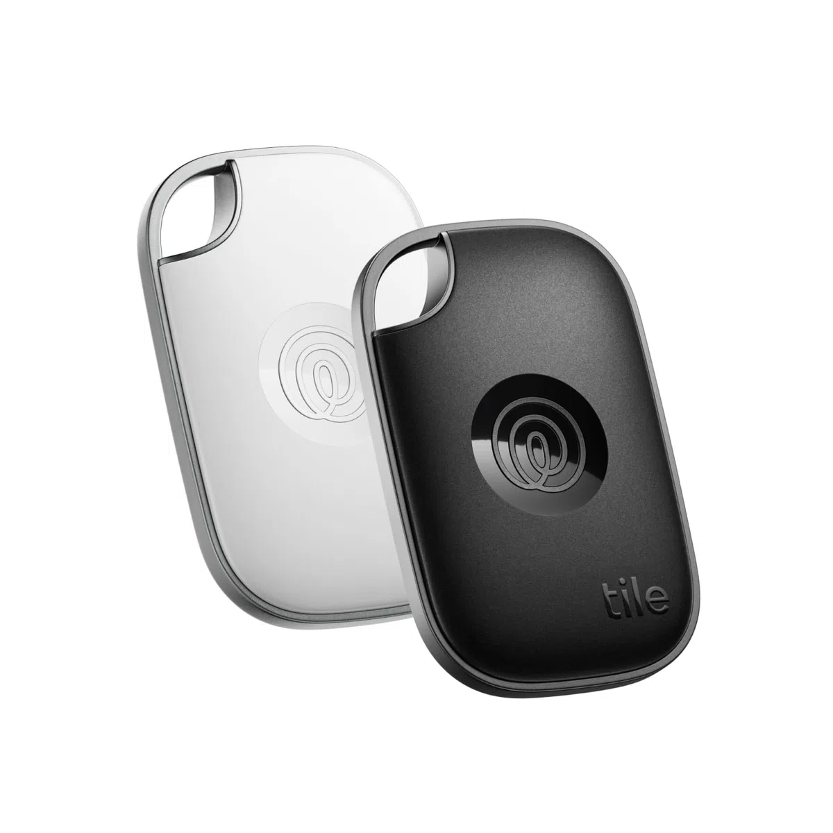 Life360 Tile Pro - Leistungsstarker Bluetooth-Tracker, Schlüssel- und Gegenstandsfinder für Schlüssel, Taschen und mehr. iOS- & Android-kompatibel. Handy-Finder. 2er-Pack (Schwarz/Weiß)