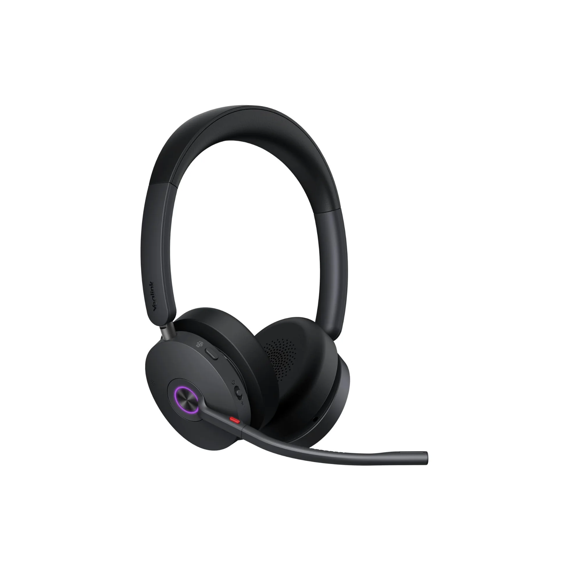 Yealink BH74 Kabelloses Headset mit Ständer, 6-Mikrofon-Hybrid-ANC, Teams Premium Open Office-Zertifiziert, Bluetooth 5.3, bis 32h Sprechzeit, UC-kompatibel USB-C/A