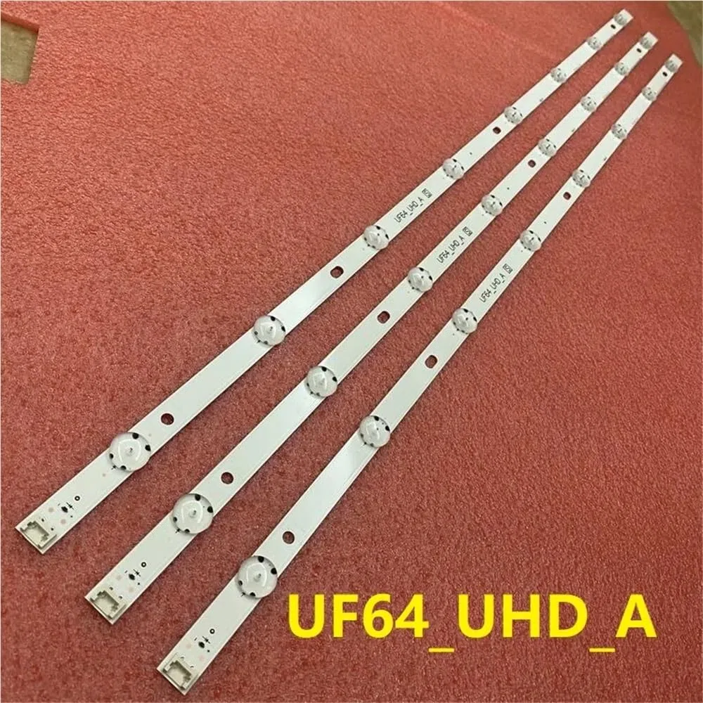 3 PCS Led-hintergrundbeleuchtung Streifen for TV 43UF6407 43UH603V 43LH604V 43UF6400 43UF640V 43UF6407 43UH610V 43UH6030 43UF6409 UF64_UHD_A(3pcs 8LED 1 TV)