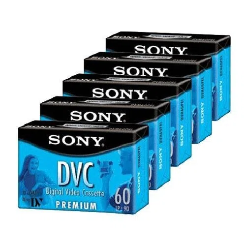 Sony MiniDV 60 min Data Tape Kartusche 5 PAC