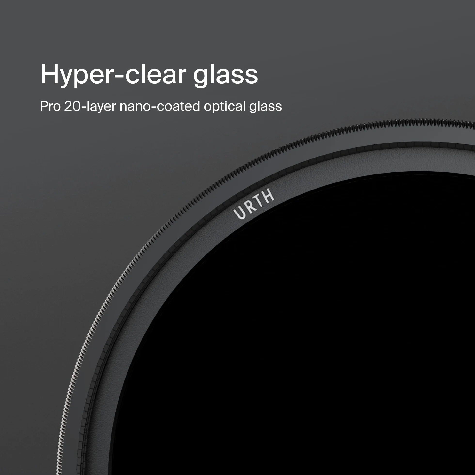 Urth 82 mm Variabler Graufilter ND64-1000 (6-10 Stop) ND Filter (Plus) — Neutraldichte, 20-lagig nanobeschichtet, ultraflache Kamerafilter