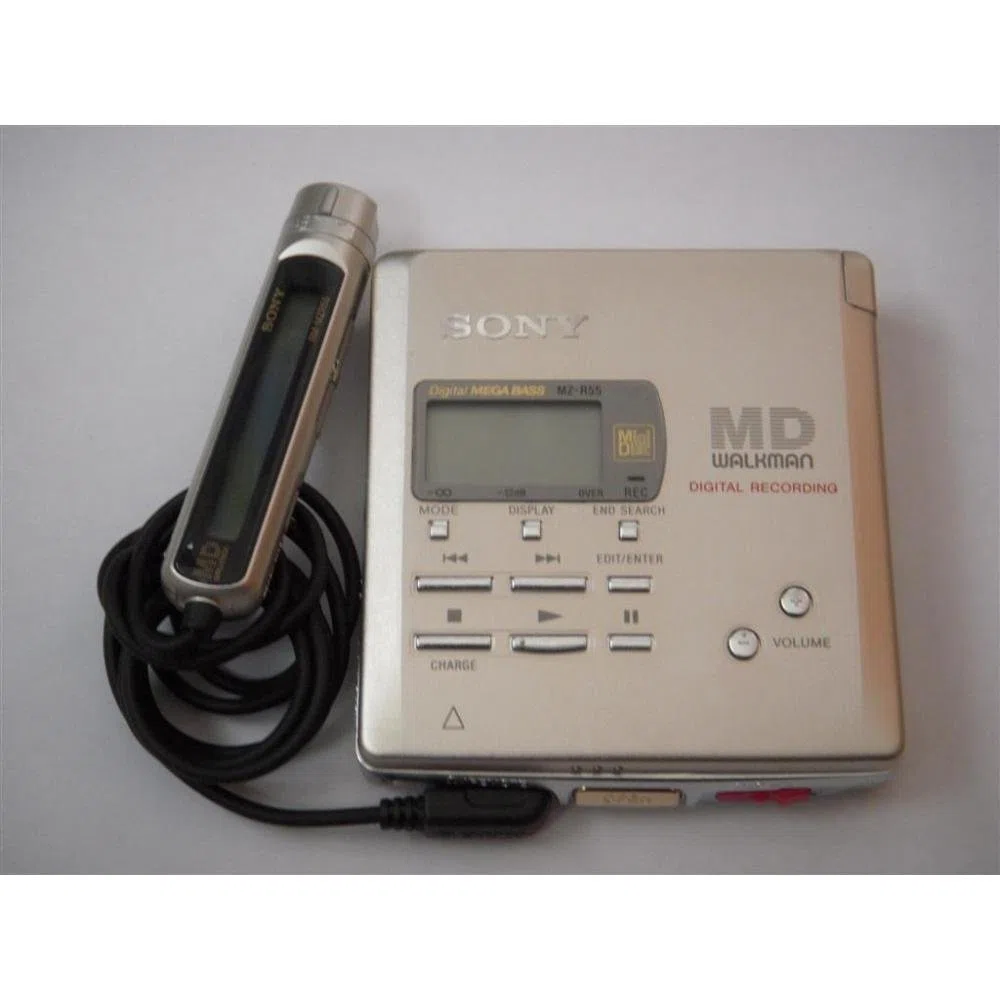 Sony MZ-R55 tragbarer MiniDisc Player/Recorder