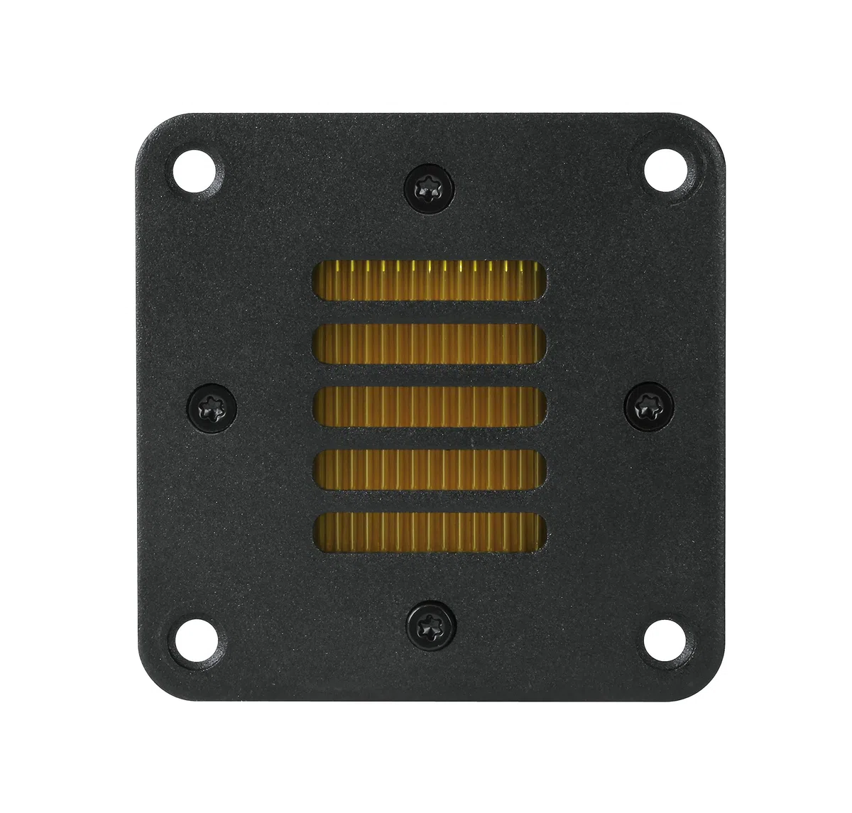 Dynavox AMT-1 Air Motion Transformer, High-End Hochtöner mit geringen Einbaumaßen, Schwarze Aluminium-Frontblende
