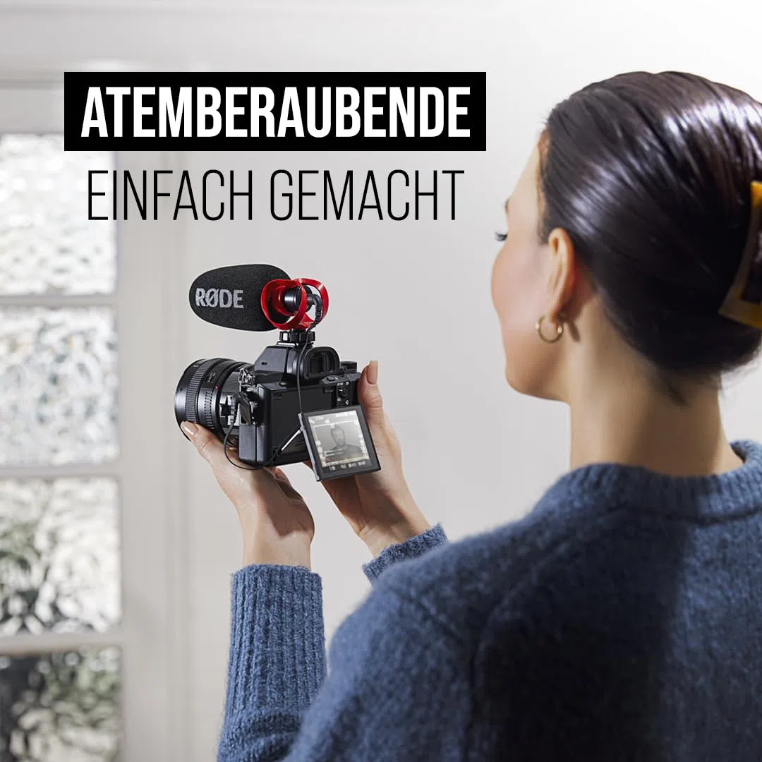 RØDE VideoMicro II – Ultra-kompaktes Richtrohrmikrofon für Kamera oder Mobilgerät, mit XLR
